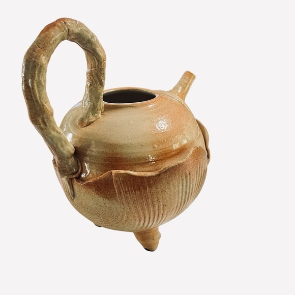 Handmade Ceramic Teapot – Rustic Glazed Pottery, Unique Artisan Design - Picture 6 of 13